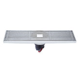 8x30cm Extended Full Copper Strip Floor Drain, Style: